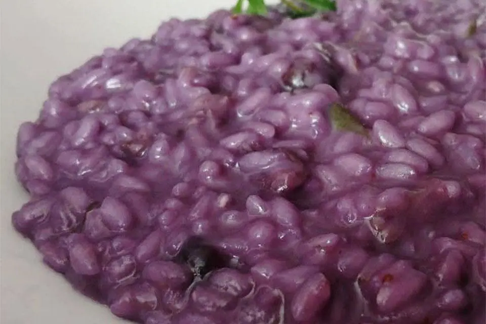 Risotto ai mirtilli?