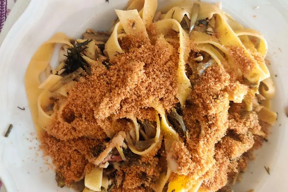 Carciofi, triglie e muddica...