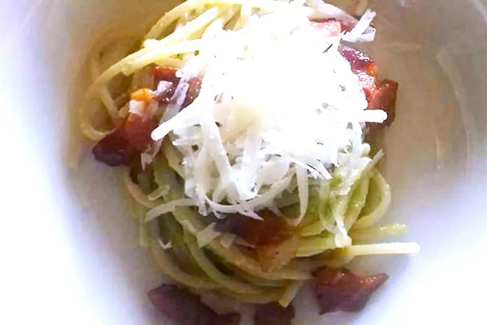 Gli spaghetti Cappelli di John Moscardini, Color di vino, Barga
