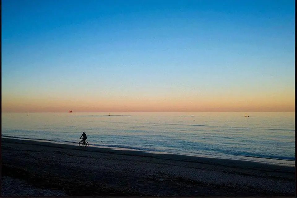 Un giro in bici all'alba?