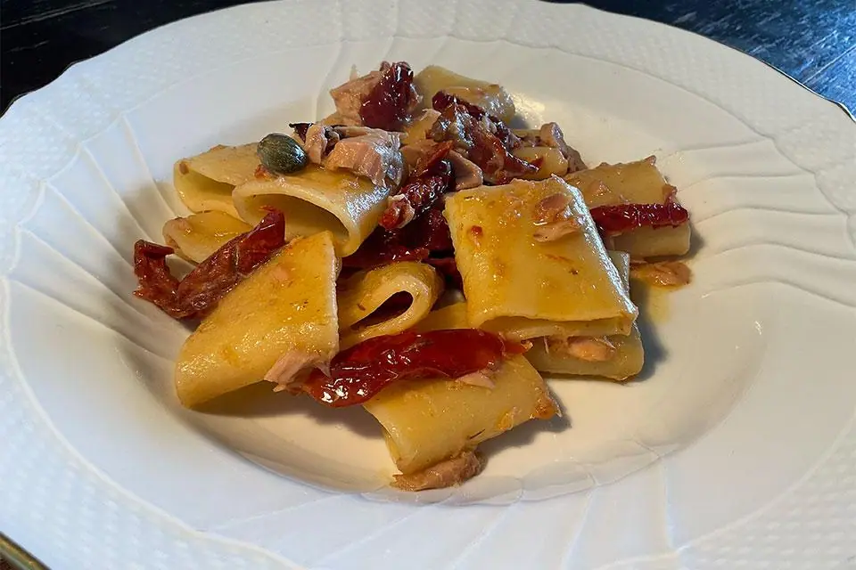Mezzi Paccheri prima versione