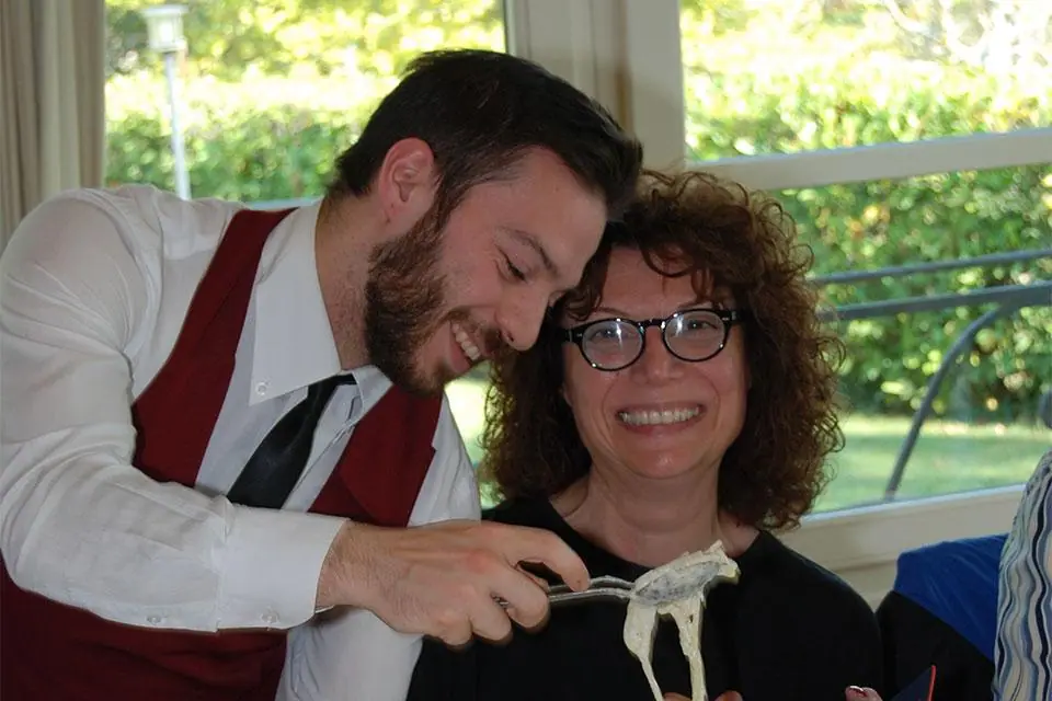 Com'è il sorriso del cacio e pepe?
