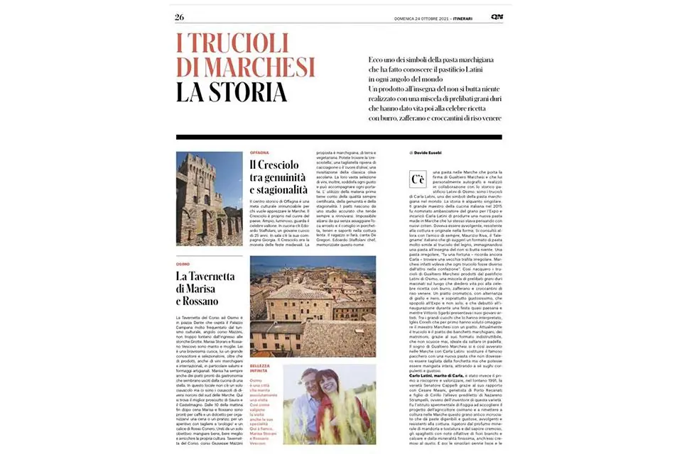 Oggi sul Giorno, La Nazione, Il Resto del Carlino