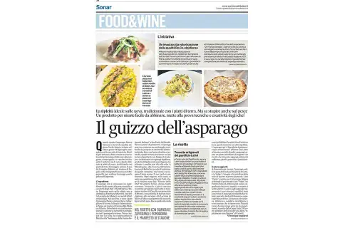 Una ricetta di Casa Latini con gli asparagi