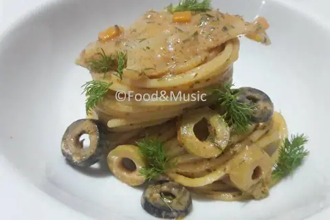 Spaghettini brezza marina e tanta sacro santa Felicità