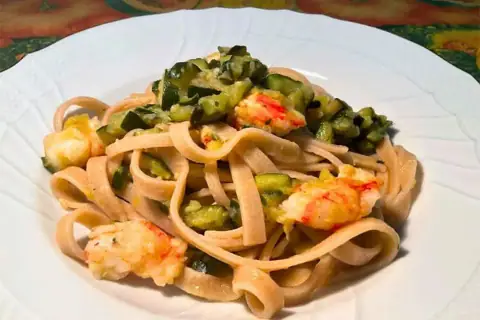 Mazzancolle e zucchine...
