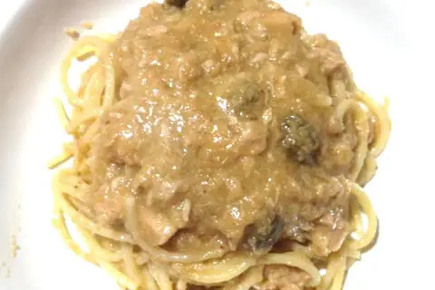Chitarra 'ammuttata' con molliche e trombolotto, Antonino Lauria da Palermo