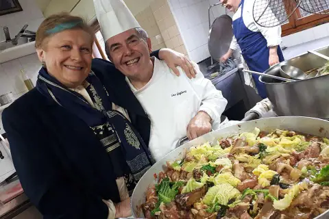 Grandi cuochi in cucina