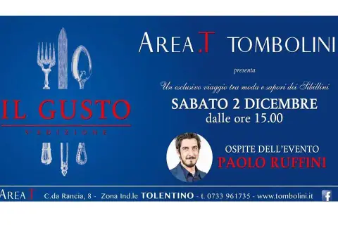 Area.T Tombolini fashion, pomeriggio di show cooking, di festa, di primi auguri