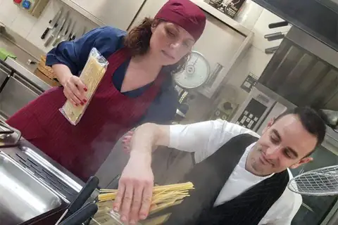 Carla Latini alla scoperta del famoso battuto dello Chef