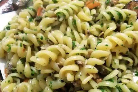 Per le ricette degli amici ecco i fusilli ai muscoli di Achilla Franco Lanata