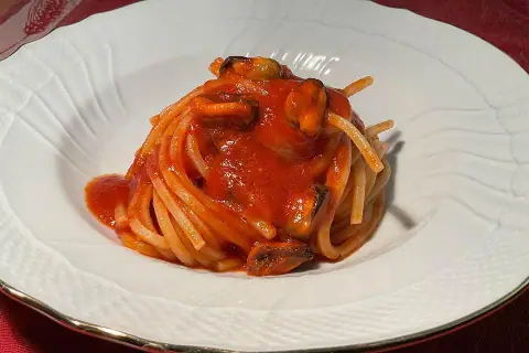 Chitarra al ragù di cozze dell'Adriatico